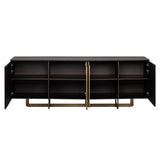 Dressoir Dax 4-deuren (Charcoal) van Richmond Interiors – Luxe comfort op maat van PureWonen. Vraag naar de beste prijs.
