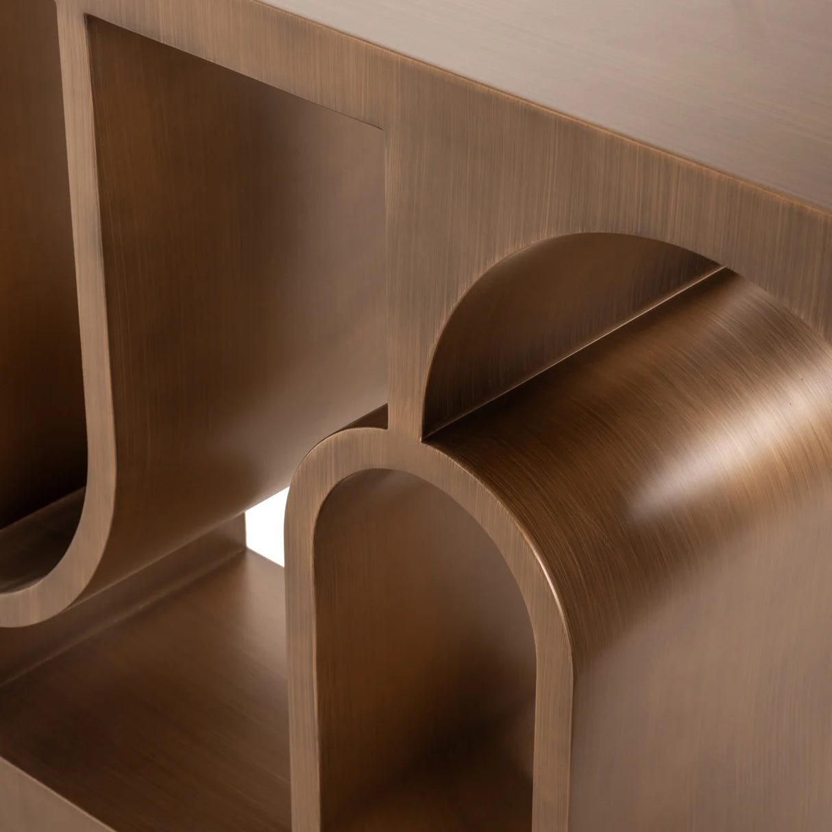 Console Alexander Jones brushed gold (Lugano)