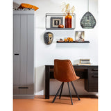 Set V 2 Swen Eetkamerstoel Cognac van WOOOD – Luxe comfort op maat van PureWonen. Vraag naar de beste prijs.