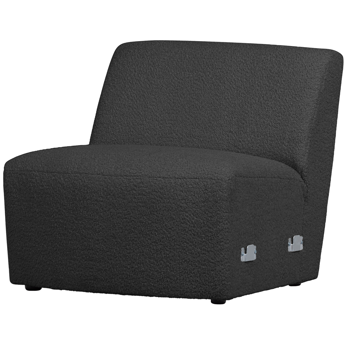 Coco 1 Zits Element Boucle Donkergrijs van WOOOD – Luxe comfort op maat van PureWonen. Vraag naar de beste prijs.
