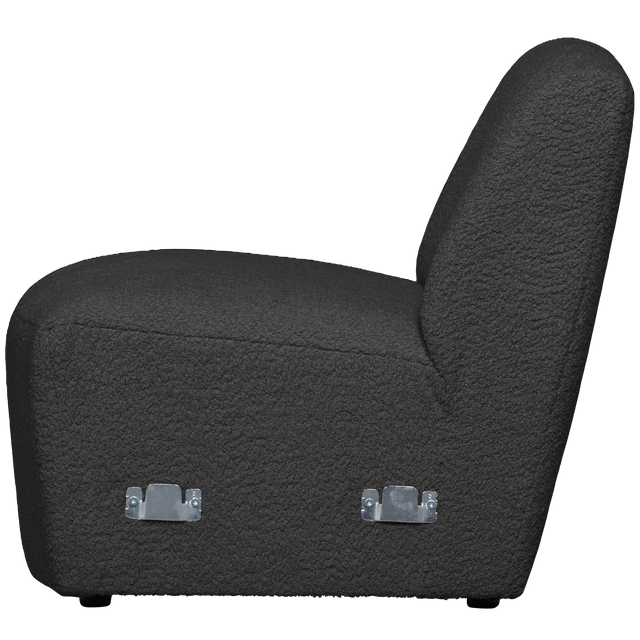 Coco 1 Zits Element Boucle Donkergrijs van WOOOD – Luxe comfort op maat van PureWonen. Vraag naar de beste prijs.