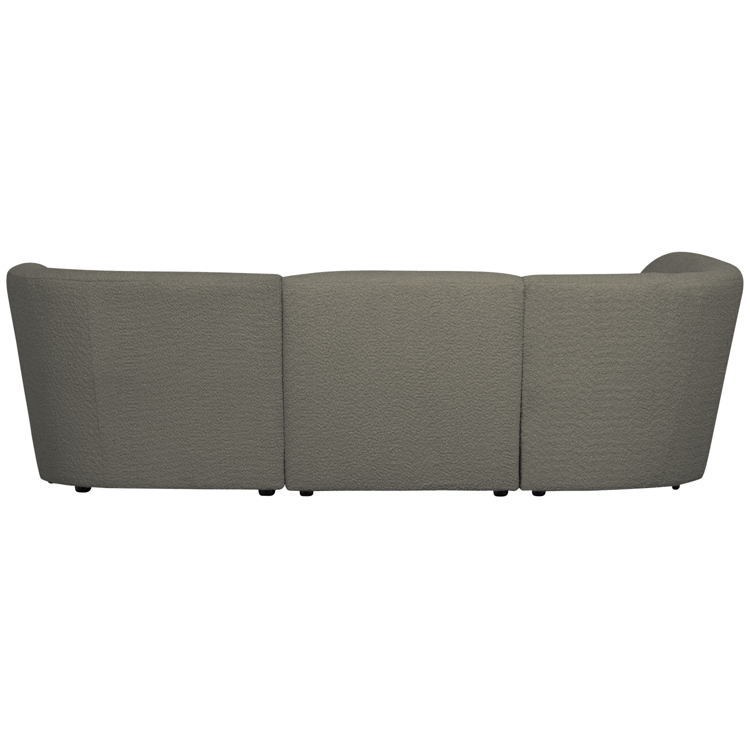 Coco 3 Zits Ronding Links Boucle Warm Groen van WOOOD – Luxe comfort op maat van PureWonen. Vraag naar de beste prijs.