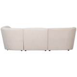 Coco 3 Zits Ronding Rechts Boucle Creme van WOOOD – Luxe comfort op maat van PureWonen. Vraag naar de beste prijs.