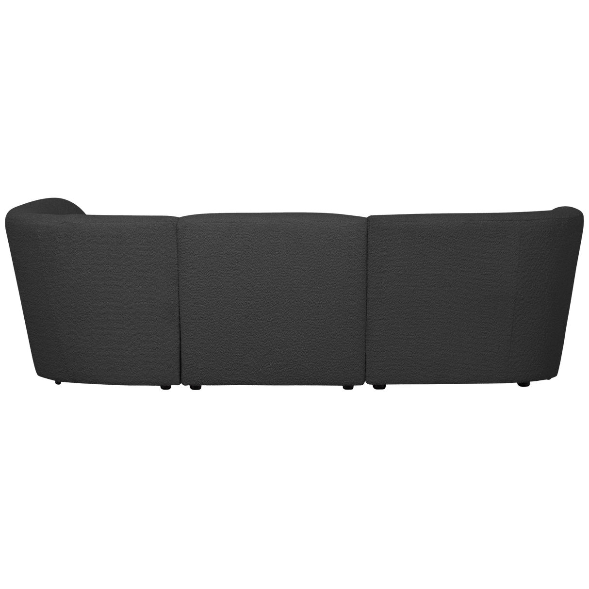 Coco 3 Zits Ronding Rechts Boucle Donkergrijs van WOOOD – Luxe comfort op maat van PureWonen. Vraag naar de beste prijs.