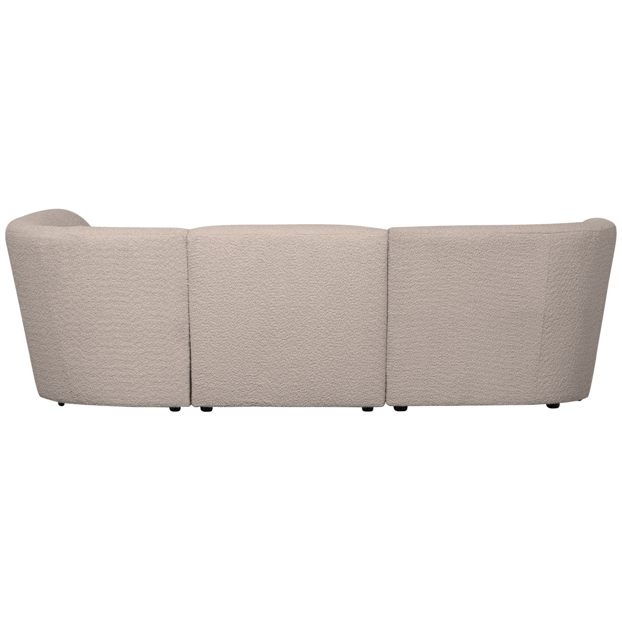 Coco 3 Zits Ronding Rechts Boucle Zand van WOOOD – Luxe comfort op maat van PureWonen. Vraag naar de beste prijs.