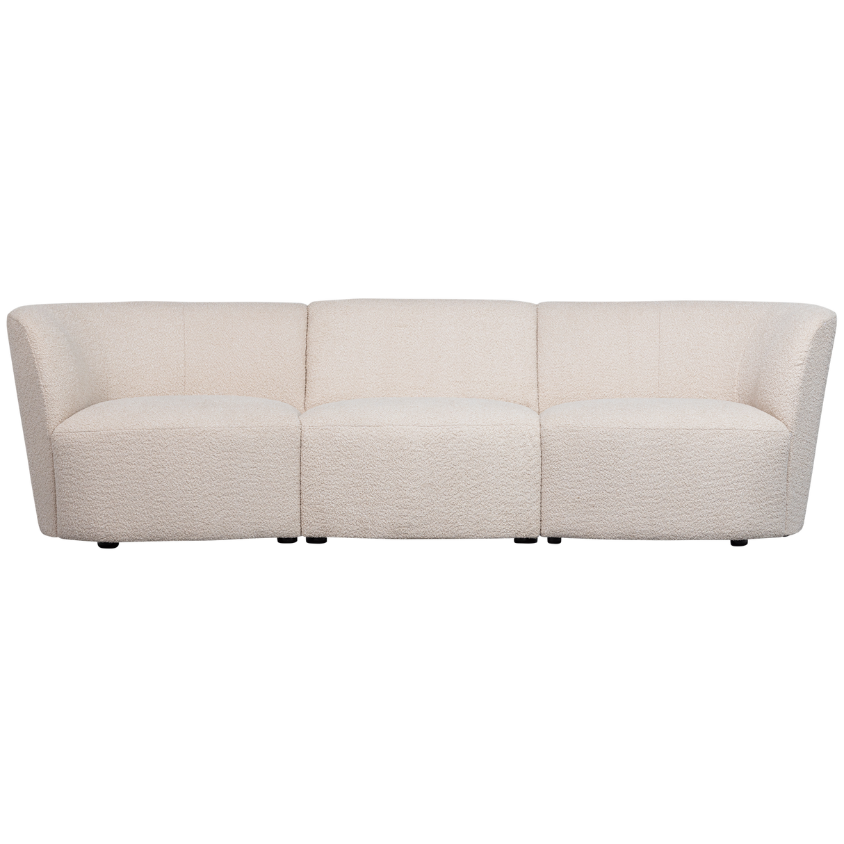 Coco 3 Zits Boucle Creme van WOOOD – Luxe comfort op maat van PureWonen. Vraag naar de beste prijs.