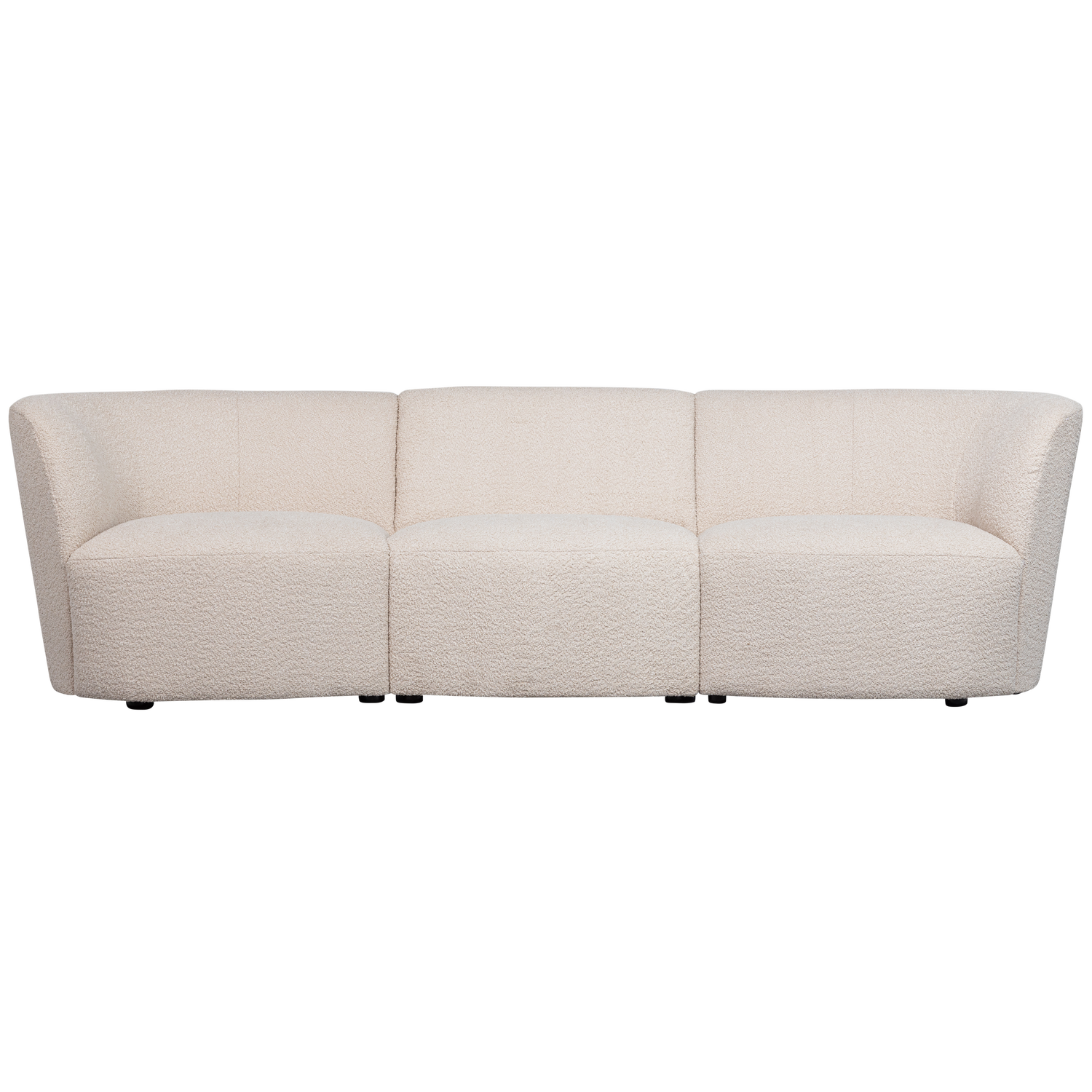 Coco 3 Zits Boucle Creme van WOOOD – Luxe comfort op maat van PureWonen. Vraag naar de beste prijs.