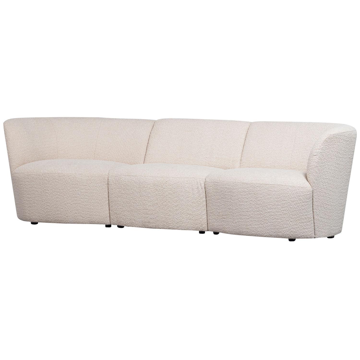 Coco 3 Zits Boucle Creme van WOOOD – Luxe comfort op maat van PureWonen. Vraag naar de beste prijs.