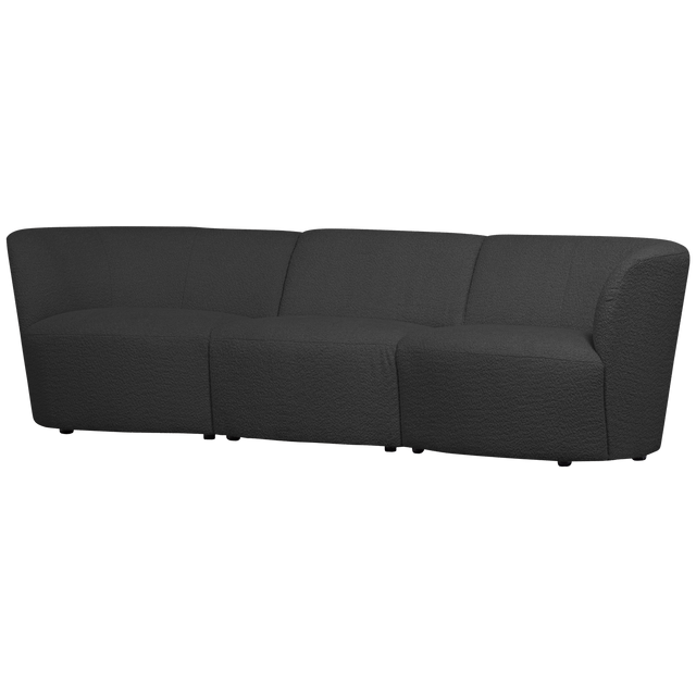 Coco 3 Zits Boucle Donkergrijs van WOOOD – Luxe comfort op maat van PureWonen. Vraag naar de beste prijs.