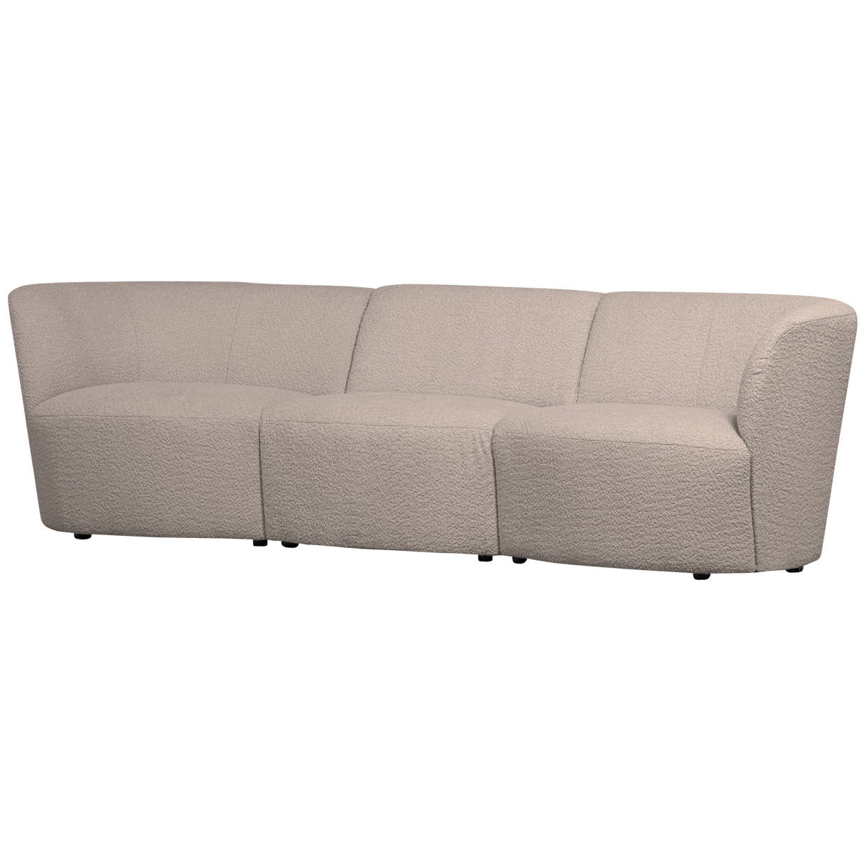 Coco 3 Zits Boucle Zand van WOOOD – Luxe comfort op maat van PureWonen. Vraag naar de beste prijs.