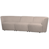 Coco 3 Zits Boucle Zand van WOOOD – Luxe comfort op maat van PureWonen. Vraag naar de beste prijs.