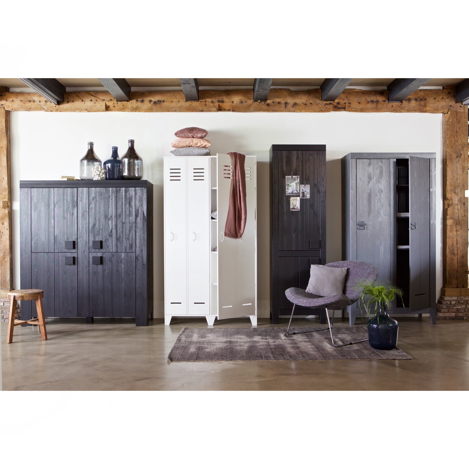 Kluiskast Geborsteld Steel Grey [Fsc] van WOOOD – Luxe comfort op maat van PureWonen. Vraag naar de beste prijs.