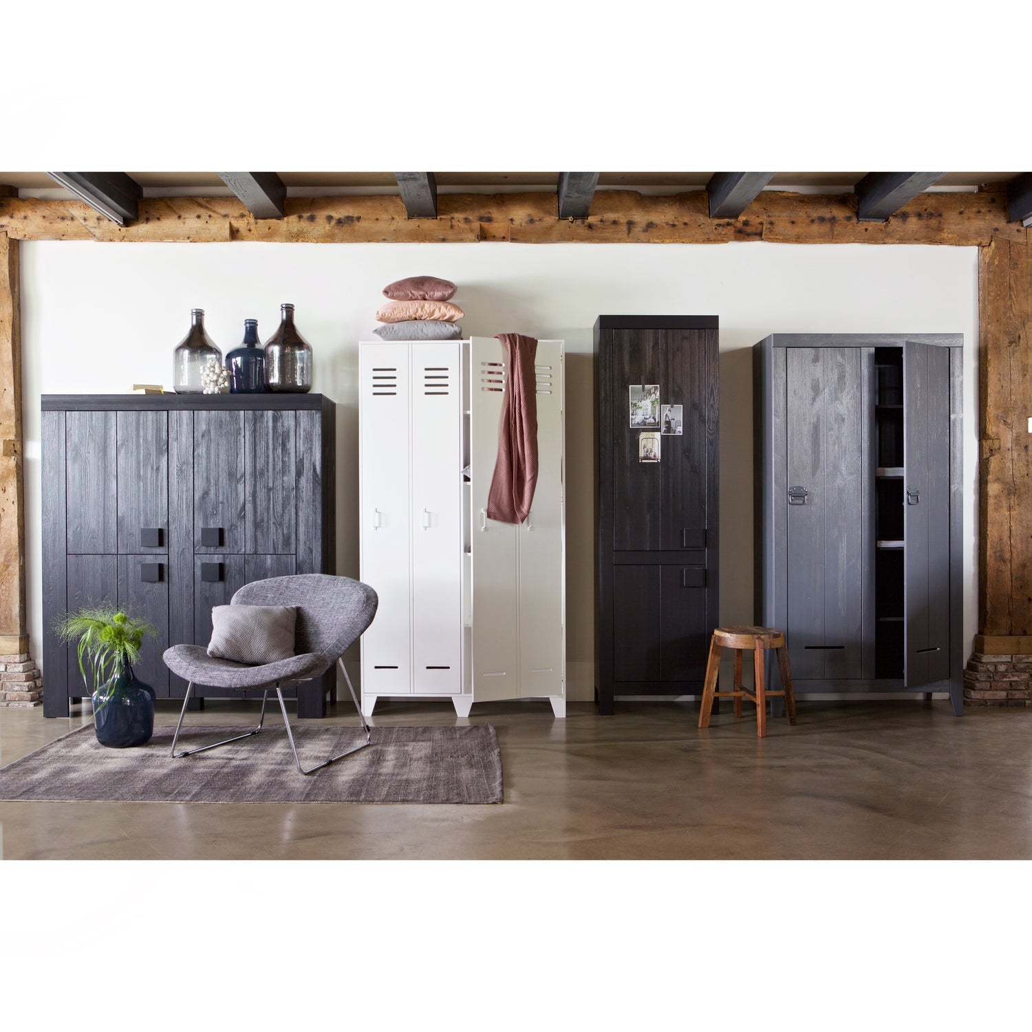 Kluiskast Geborsteld Steel Grey [Fsc] van WOOOD – Luxe comfort op maat van PureWonen. Vraag naar de beste prijs.