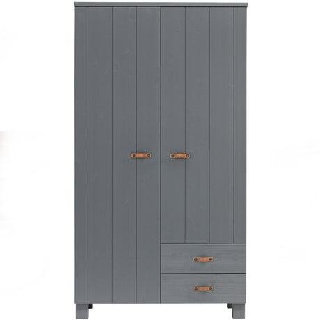 Dennis Kast Met Laden Grenen Steel Grey Leren Greep [Fsc] van WOOOD – Luxe comfort op maat van PureWonen. Vraag naar de beste prijs.