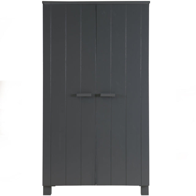 Dennis Kast Grenen Steel Grey Geborsteld [Fsc] van WOOOD – Luxe comfort op maat van PureWonen. Vraag naar de beste prijs.