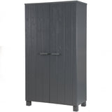 Dennis Kast Grenen Steel Grey Geborsteld [Fsc] van WOOOD – Luxe comfort op maat van PureWonen. Vraag naar de beste prijs.