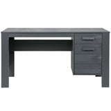 Dennis Bureau Grenen Steel Grey Geborsteld [Fsc] van WOOOD – Luxe comfort op maat van PureWonen. Vraag naar de beste prijs.