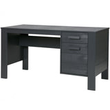 Dennis Bureau Grenen Steel Grey Geborsteld [Fsc] van WOOOD – Luxe comfort op maat van PureWonen. Vraag naar de beste prijs.