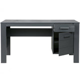 Dennis Bureau Grenen Steel Grey Geborsteld [Fsc] van WOOOD – Luxe comfort op maat van PureWonen. Vraag naar de beste prijs.