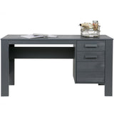 Dennis Bureau Grenen Steel Grey Geborsteld [Fsc] van WOOOD – Luxe comfort op maat van PureWonen. Vraag naar de beste prijs.