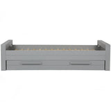 Dennis Bed 90 X200 Cm Grenen Betongrijs Geborsteld [Fsc] van WOOOD – Luxe comfort op maat van PureWonen. Vraag naar de beste prijs.