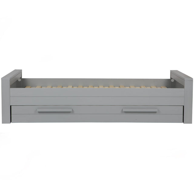 Dennis Bed 90 X200 Cm Grenen Betongrijs Geborsteld [Fsc] van WOOOD – Luxe comfort op maat van PureWonen. Vraag naar de beste prijs.