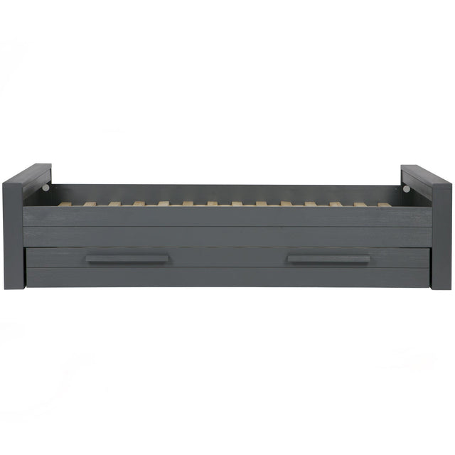 Dennis Bed 90 X200 Cm Grenen Steel Grey Geborsteld [Fsc] van WOOOD – Luxe comfort op maat van PureWonen. Vraag naar de beste prijs.