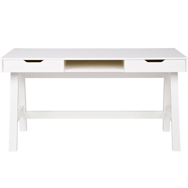 Nikki Bureau Grenen Wit [Fsc] van WOOOD – Luxe comfort op maat van PureWonen. Vraag naar de beste prijs.