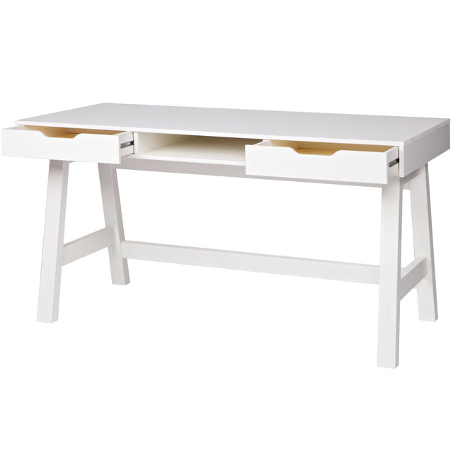 Nikki Bureau Grenen Wit [Fsc] van WOOOD – Luxe comfort op maat van PureWonen. Vraag naar de beste prijs.