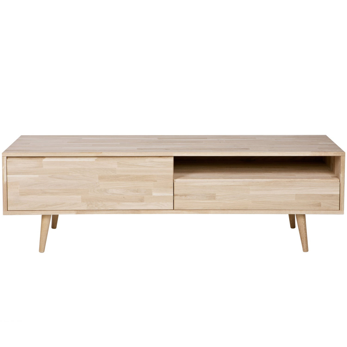 Tygo Tv Meubel 150 Eiken Met Retro Poten [Fsc] van WOOOD – Luxe comfort op maat van PureWonen. Vraag naar de beste prijs.
