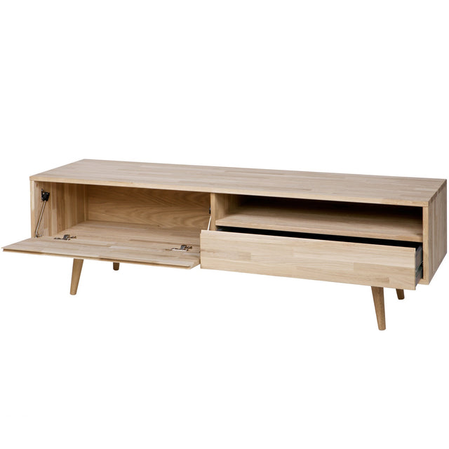 Tygo Tv Meubel 150 Eiken Met Retro Poten [Fsc] van WOOOD – Luxe comfort op maat van PureWonen. Vraag naar de beste prijs.