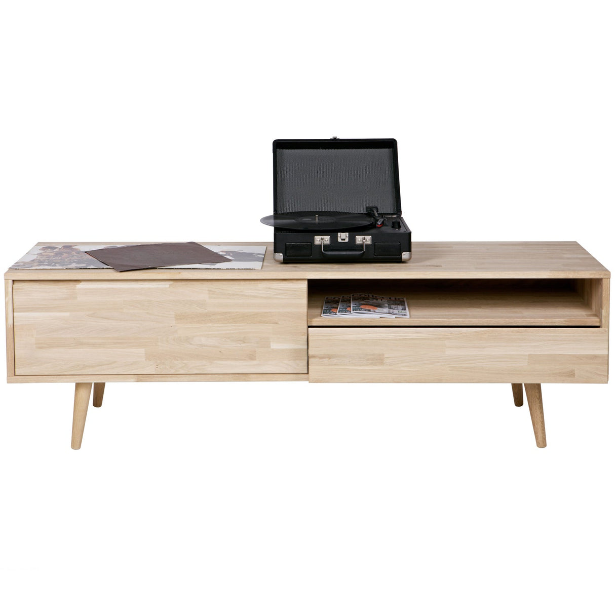 Tygo Tv Meubel 150 Eiken Met Retro Poten [Fsc] van WOOOD – Luxe comfort op maat van PureWonen. Vraag naar de beste prijs.