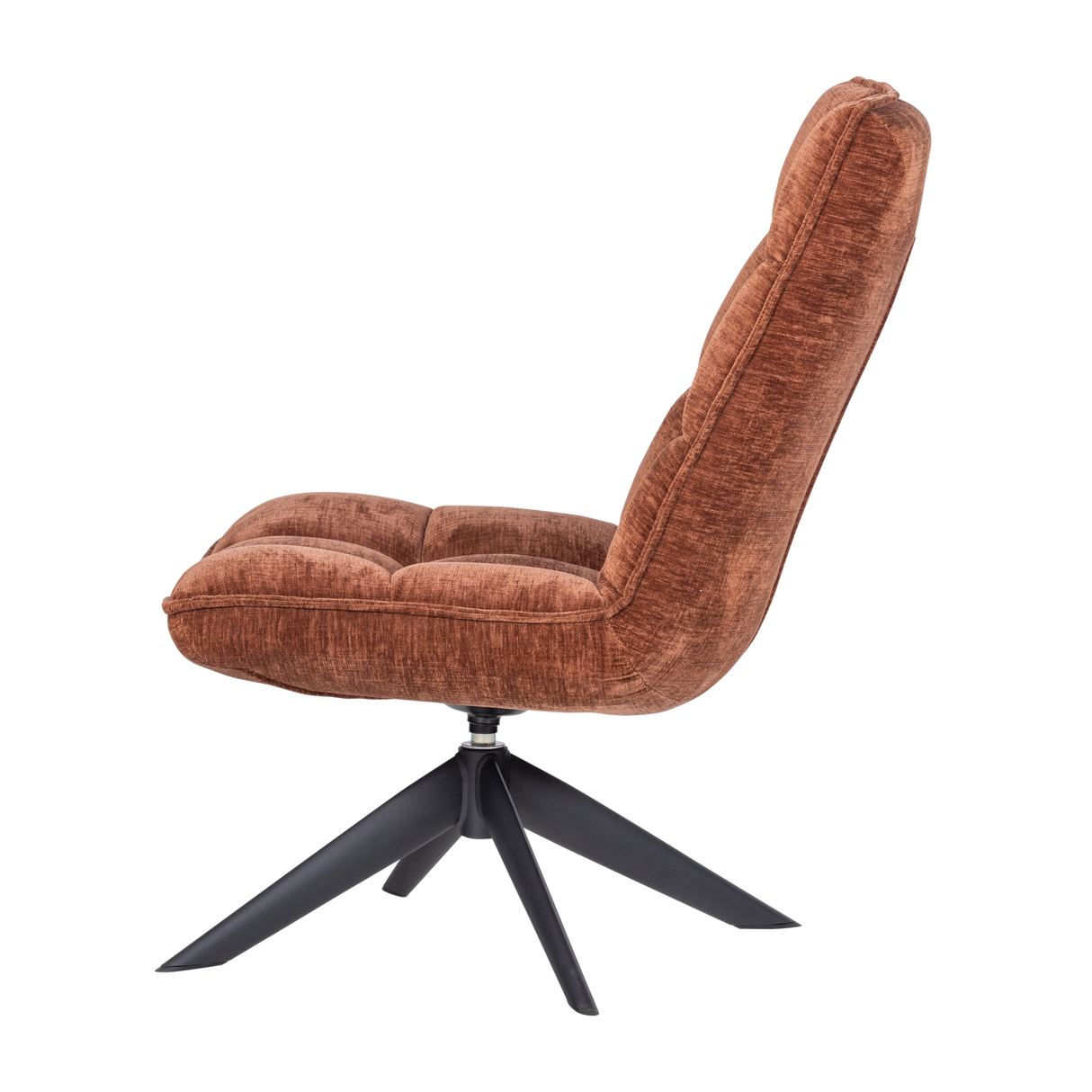 Jouke Draaifauteuil Chenille Structuur Roestbruin [Fsc]