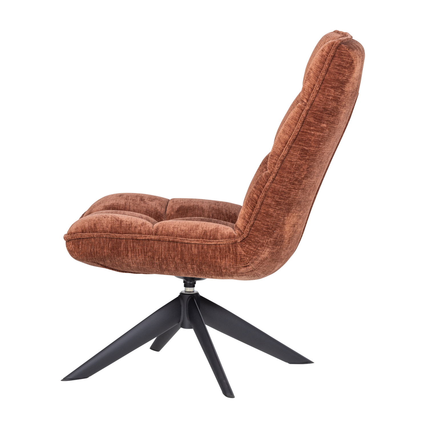 Jouke Draaifauteuil Chenille Structuur Roestbruin [Fsc]