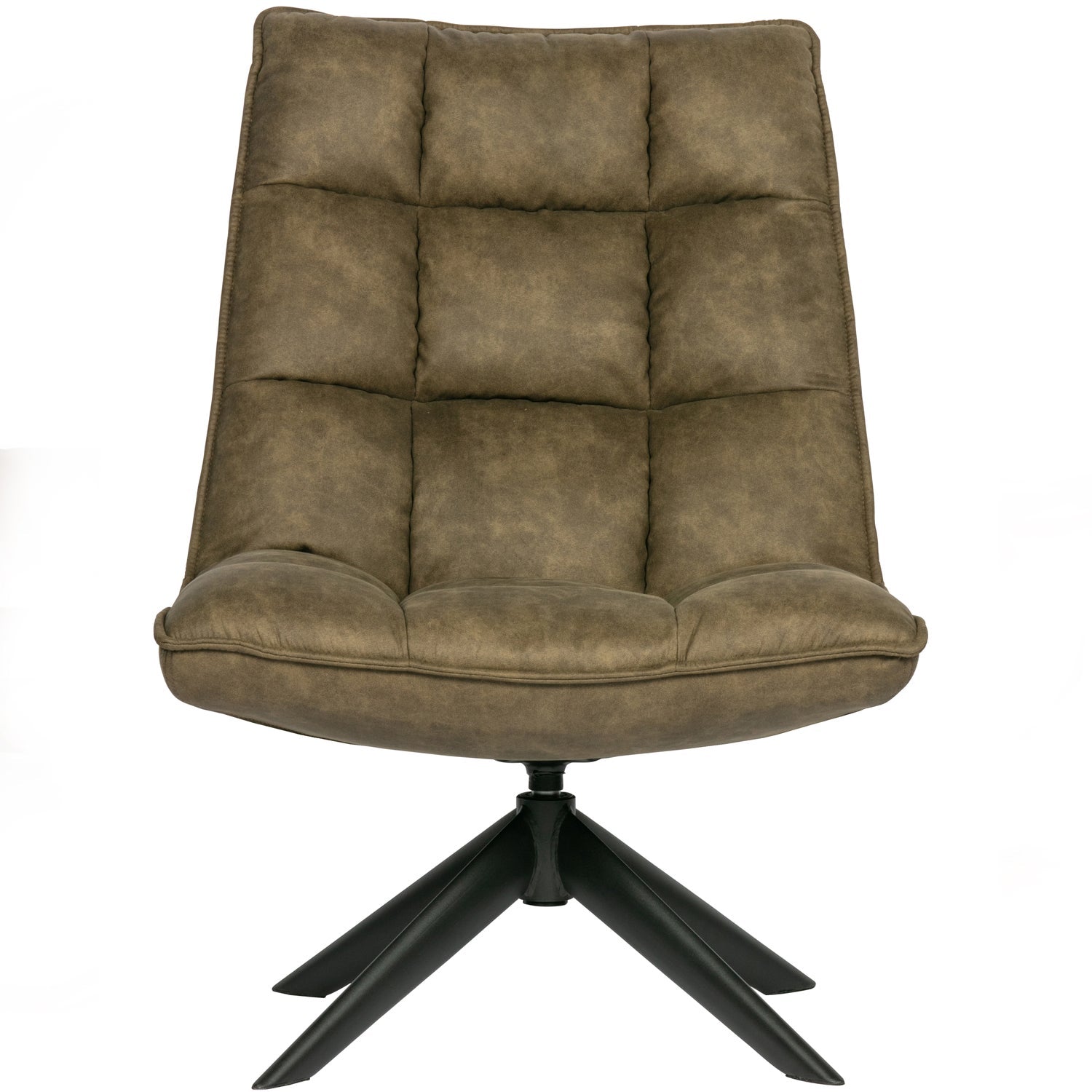 Jouke Draaifauteuil Leerlook Groen van WOOOD – Luxe comfort op maat van PureWonen. Vraag naar de beste prijs.