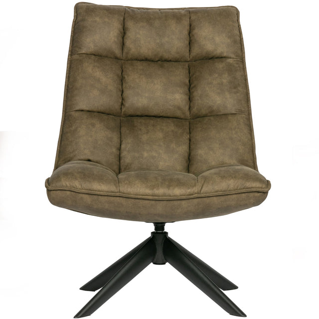 Jouke Draaifauteuil Leerlook Groen van WOOOD – Luxe comfort op maat van PureWonen. Vraag naar de beste prijs.