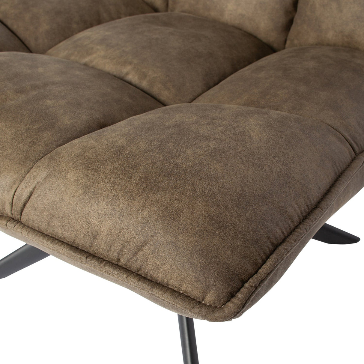 Jouke Draaifauteuil Leerlook Groen van WOOOD – Luxe comfort op maat van PureWonen. Vraag naar de beste prijs.