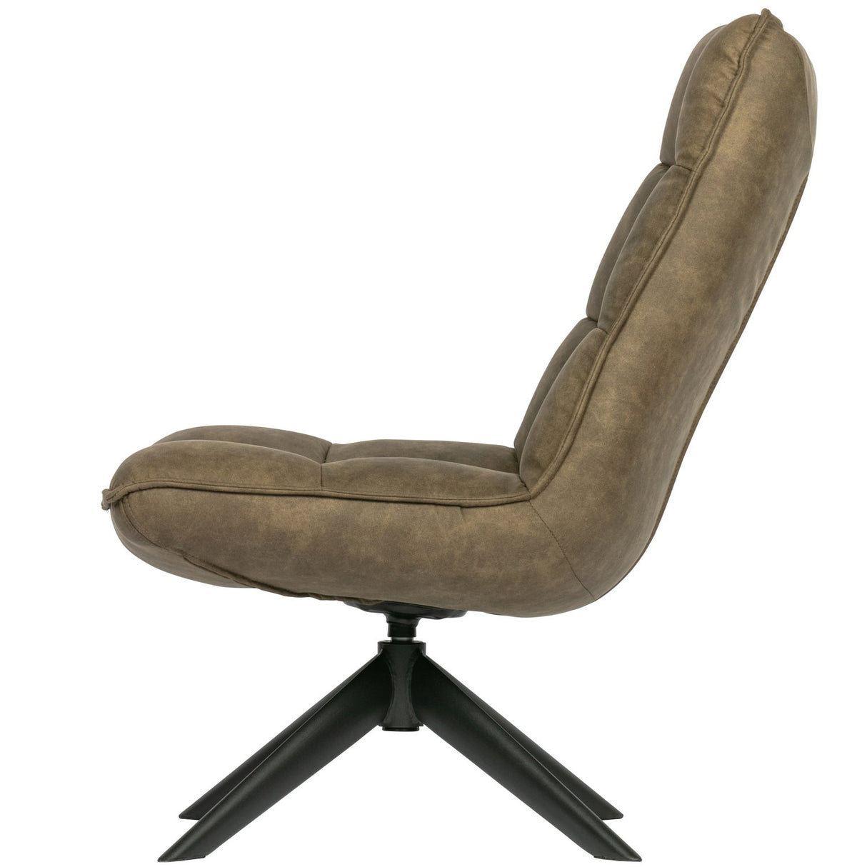 Jouke Draaifauteuil Leerlook Groen van WOOOD – Luxe comfort op maat van PureWonen. Vraag naar de beste prijs.