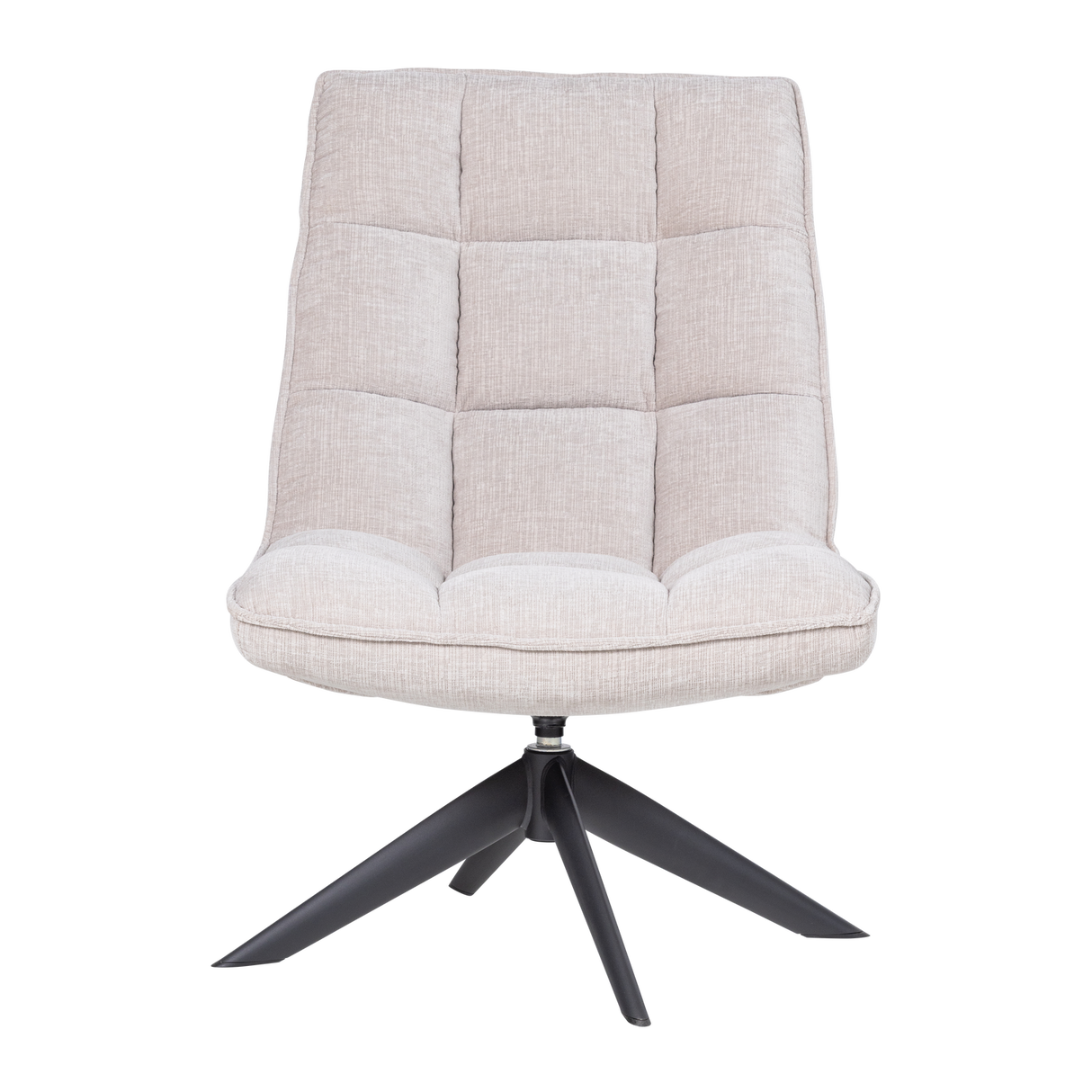 Jouke Draaifauteuil Chenille Structuur Naturel [Fsc]