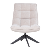 Jouke Draaifauteuil Chenille Structuur Naturel [Fsc]