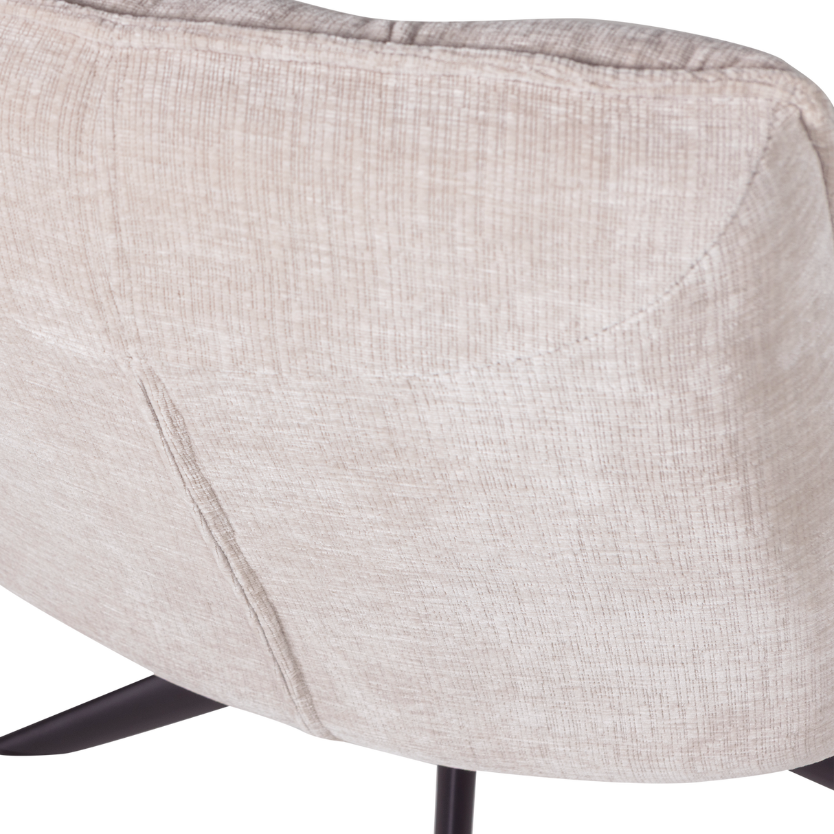 Jouke Draaifauteuil Chenille Structuur Naturel [Fsc]
