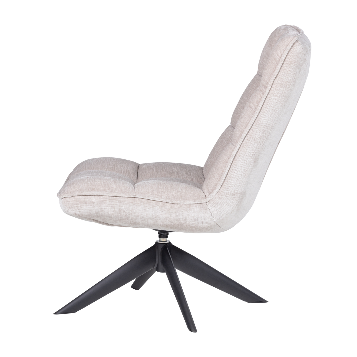 Jouke Draaifauteuil Chenille Structuur Naturel [Fsc]