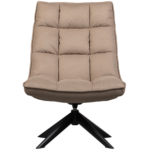 Jouke Draaifauteuil Zand van WOOOD – Luxe comfort op maat van PureWonen. Vraag naar de beste prijs.