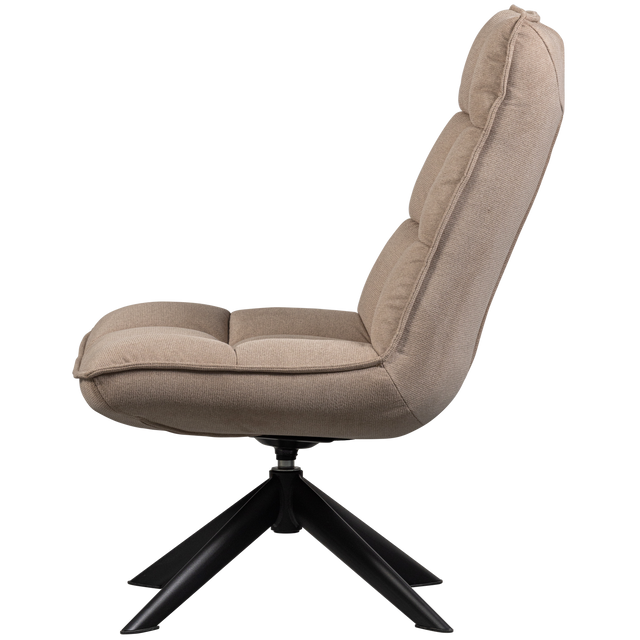 Jouke Draaifauteuil Zand van WOOOD – Luxe comfort op maat van PureWonen. Vraag naar de beste prijs.