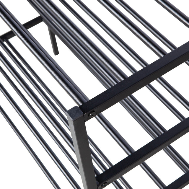 Ferro Schoenenrek Metaal Zwart van WOOOD – Luxe comfort op maat van PureWonen. Vraag naar de beste prijs.