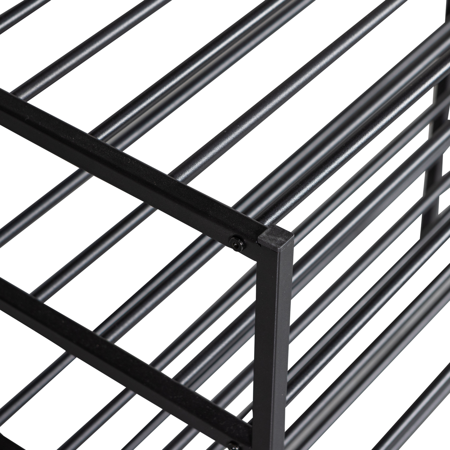 Ferro Schoenenrek Stapel V 2 Metaal Zwart van WOOOD – Luxe comfort op maat van PureWonen. Vraag naar de beste prijs.