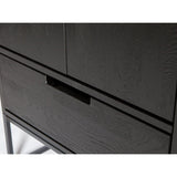 Silas Hoge Kast Essen Blacknight [Fsc] van WOOOD – Luxe comfort op maat van PureWonen. Vraag naar de beste prijs.