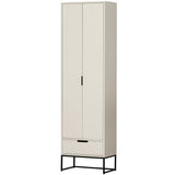 Silas Hoge Kast Grenen Dust [Fsc] van WOOOD – Luxe comfort op maat van PureWonen. Vraag naar de beste prijs.