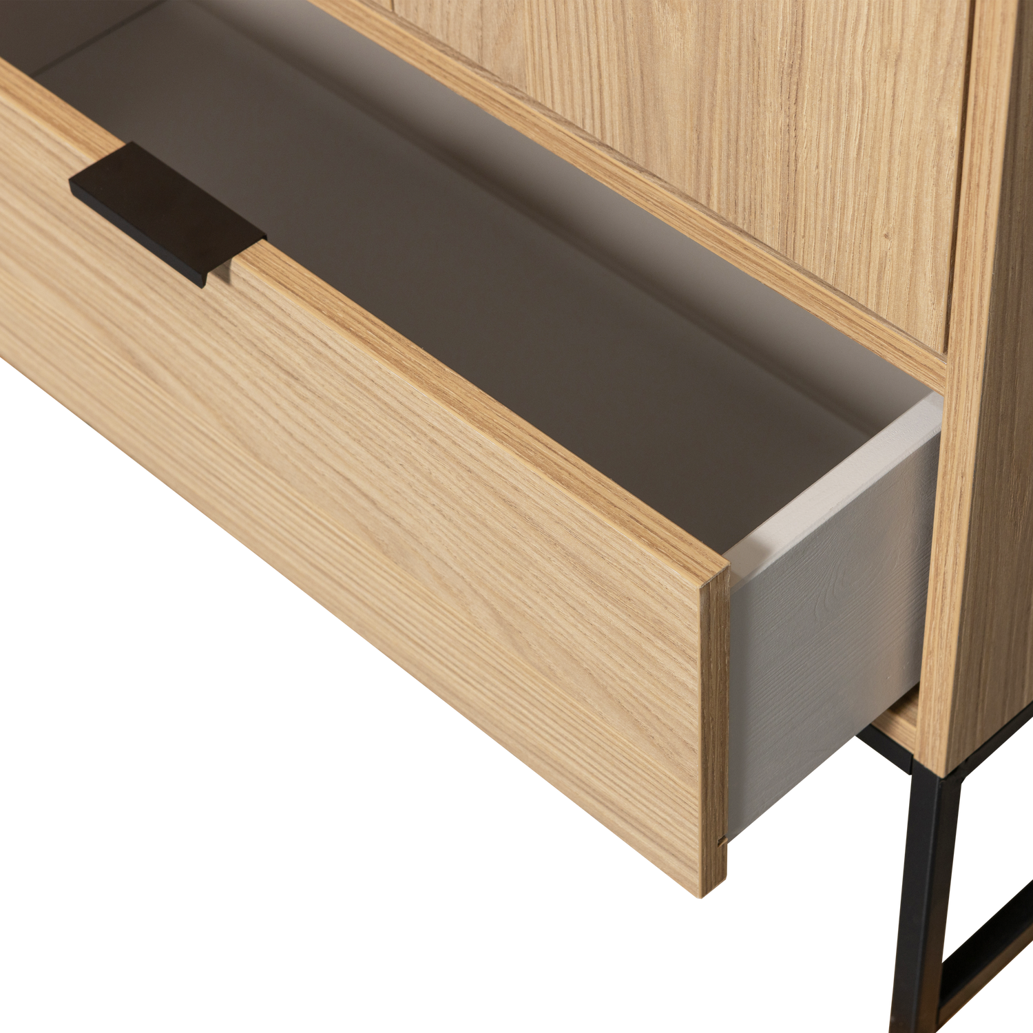 Silas Hoge Kast Eiken Decor [Fsc] van WOOOD – Luxe comfort op maat van PureWonen. Vraag naar de beste prijs.