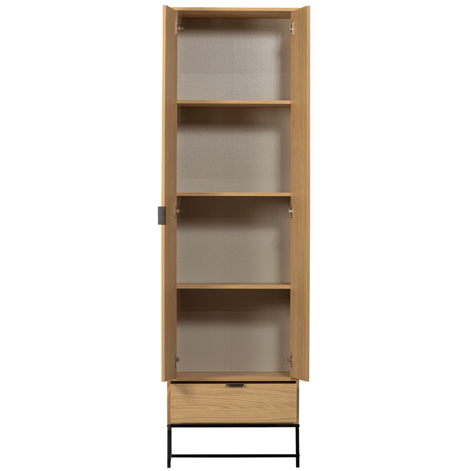 Silas Hoge Kast Eiken Decor [Fsc] van WOOOD – Luxe comfort op maat van PureWonen. Vraag naar de beste prijs.